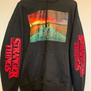 Stranger Things Black Hoodie - Sweatshirt